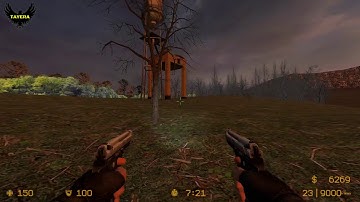 ZOMBIE ESCAPE ROUND ON COUNTER-STRIKE: SOURCE, map: ze_trainescape, CSS