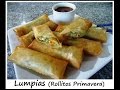 Receta de Lumpias o Rollitos Primavera