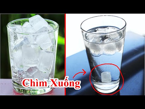 Video Thấy Cục Nước Đá Chìm Xuống Đáy Ly Nước , Thì Lập Tức... - youtube