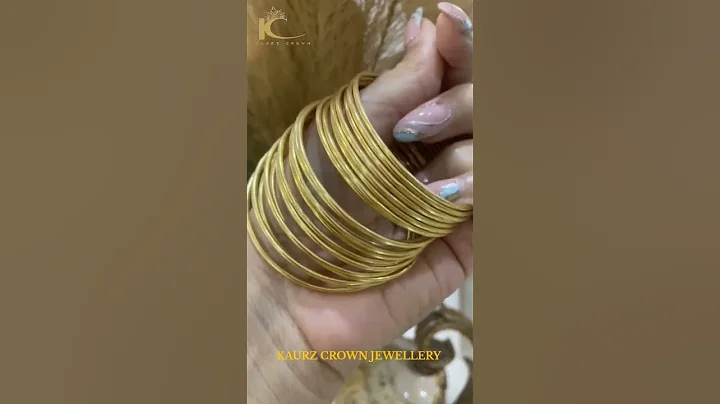 Watch the video about Pure Silver Gold Plated Bengals KAURZ CROWN #kukkievirk #silverjewllery #shots #viral +919888298050