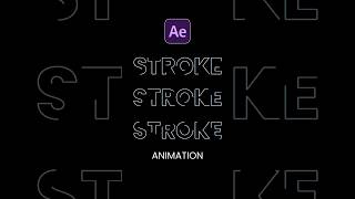 How To Create Text Stroke Animation In After Effects