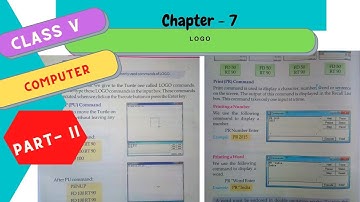 Class-V Computer Chapter-7 Logo [2nd part]