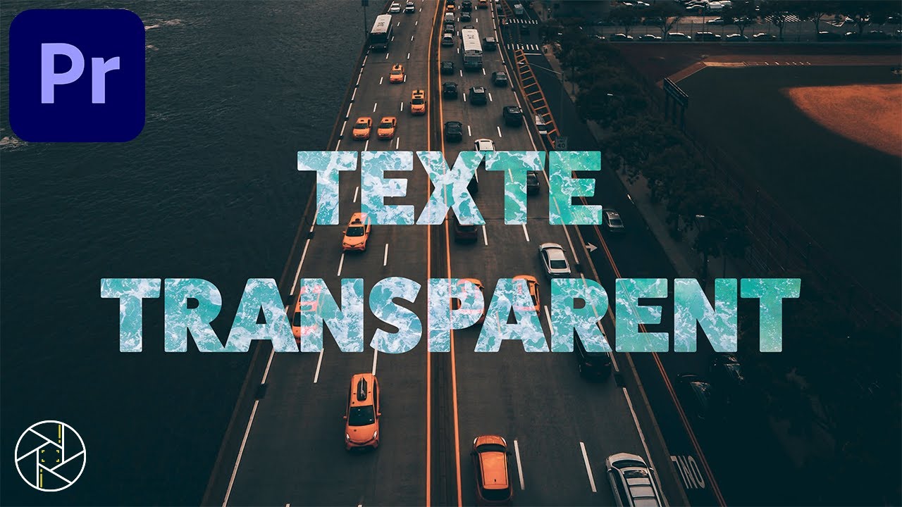 Comment faire des TEXTES TRANSPARENTS tuto premiere pro YouTube