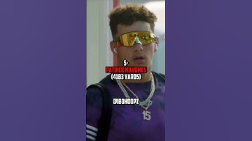 Top 8 QBs with the most passing yards🏈#shorts #trending #shortsvideo #viral