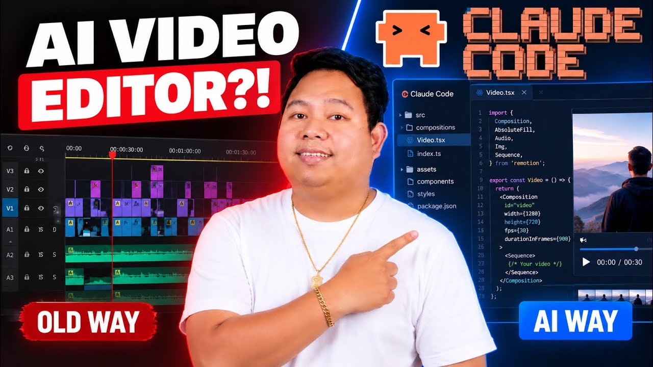 Claude Code as AI Video Editor – Full Setup Tutorial (Tagalog) - YouTube
