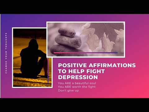 POSITIVE Affirmations to Help Overcome DEPRESSION | HEALING Sadness, Chronic Pain, Anxiety & Fear