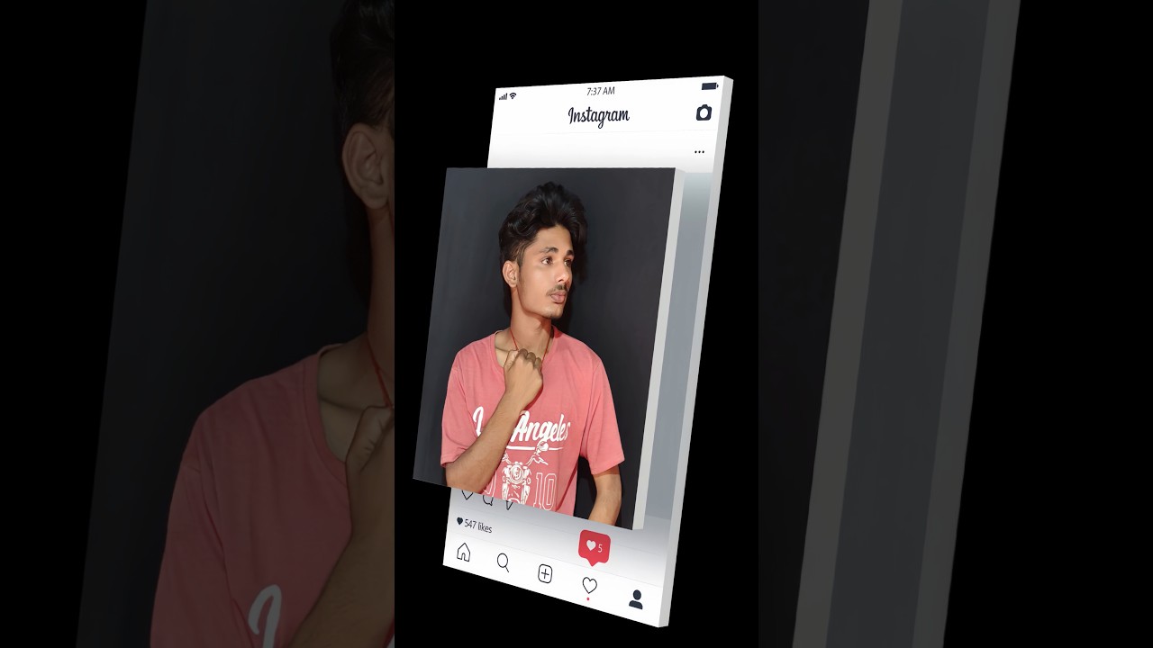 Instagram 3D Post Photo Editing 
