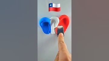 What color do mixed Flags Make? #satisfying #colormixing #mixingcolours #shorts