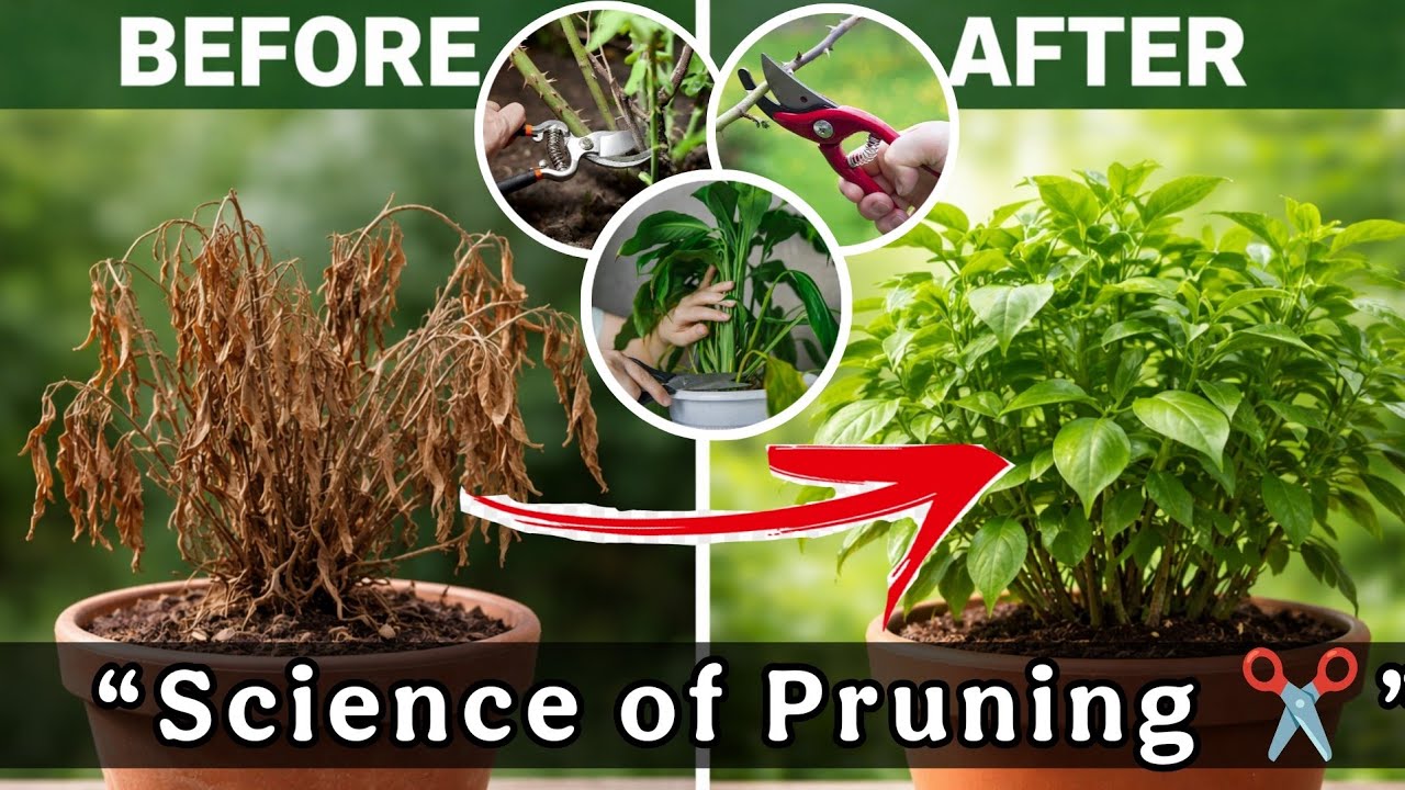 ⚠️Science of Pruning ✂️ | February Mein Zaroori Kyun Hai? #gardeningtips 