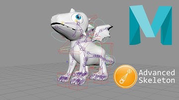 3D TIPS:  Rigging a DRAGON  for production PART 1