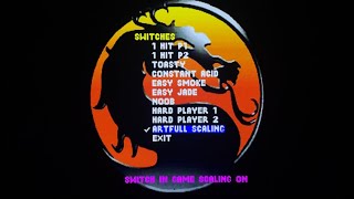 JPN Mortal Kombat 2 played with in game scaling!