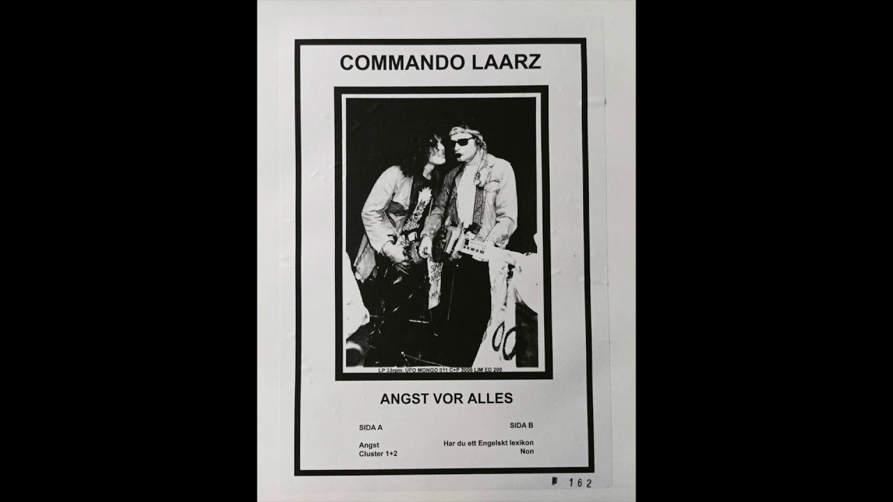 Commando Laarz - NON - Industrial music - Ufo Mongo Sweden 1987