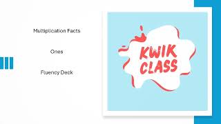 Ones Multiplication Tables | Fluency Training | 1-10 | Non-Randomized