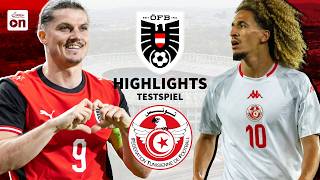 Österreich vs. Tunesien: HIGHLIGHTS – ÖFB siegt in Unterzahl! | WM-Testspiel
