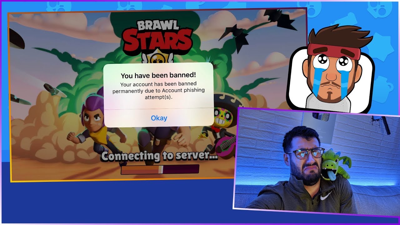 Mon Compte Brawl Stars Ban Perdu Ma Reaction Youtube - compte banni 2 jours brawl stars