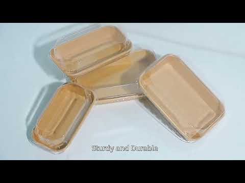 HOT SELLER Rectangular Kraft Paper Bowls