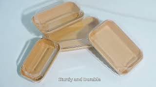 HOT SELLER: Rectangular Kraft Paper Bowls!