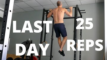 The Fighter Pull-up Program Last Training Session