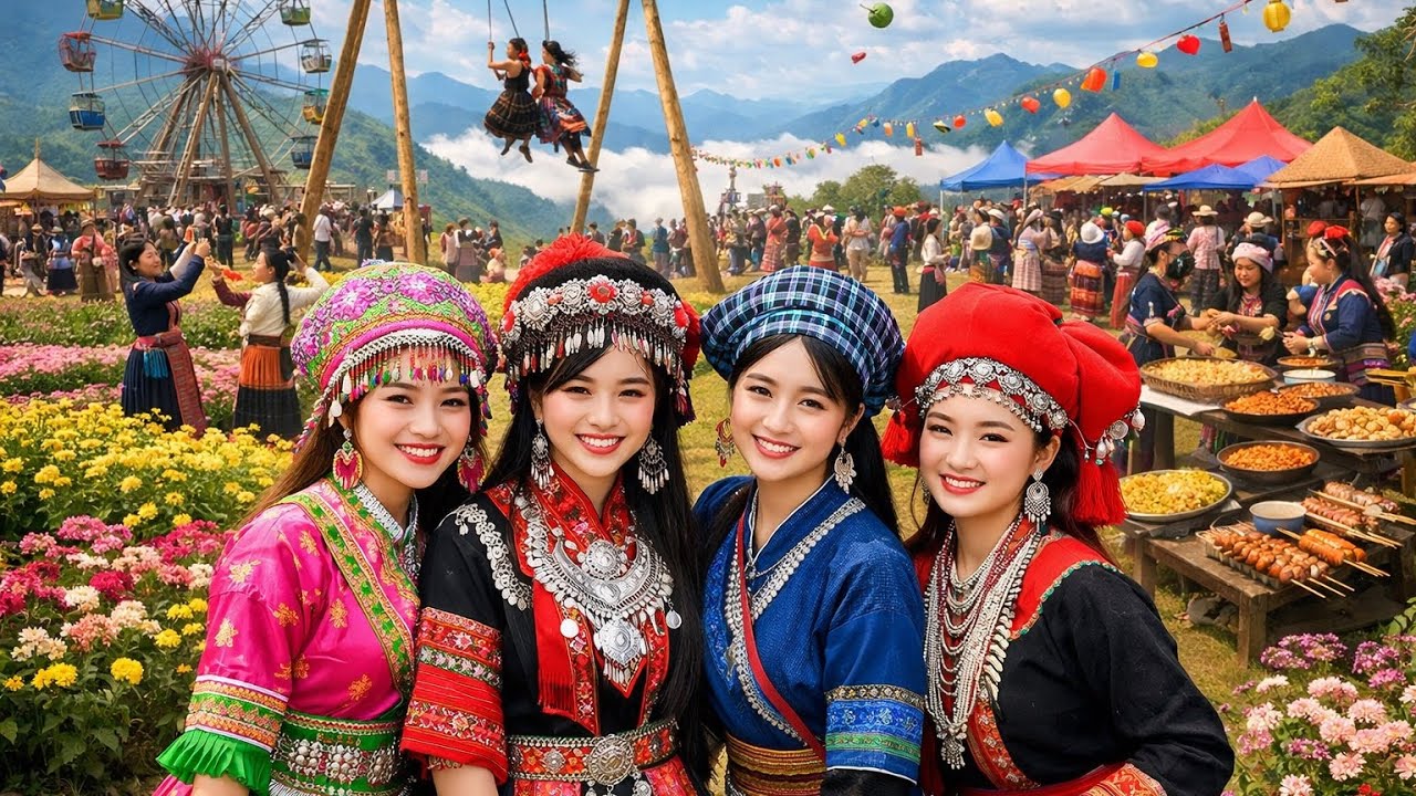 ĐI HỘI ĐẦU NĂM PHA LONG - LỄ HỘI GẦU TÀO CỦA NGƯỜI MÔNG VÀ THẮNG CỐ NGỰA 20 NĂM GIA TRUYỀN .