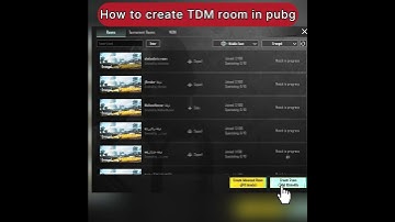 How to create TDM room in pubg #shorts #youtubeshorts #pubg