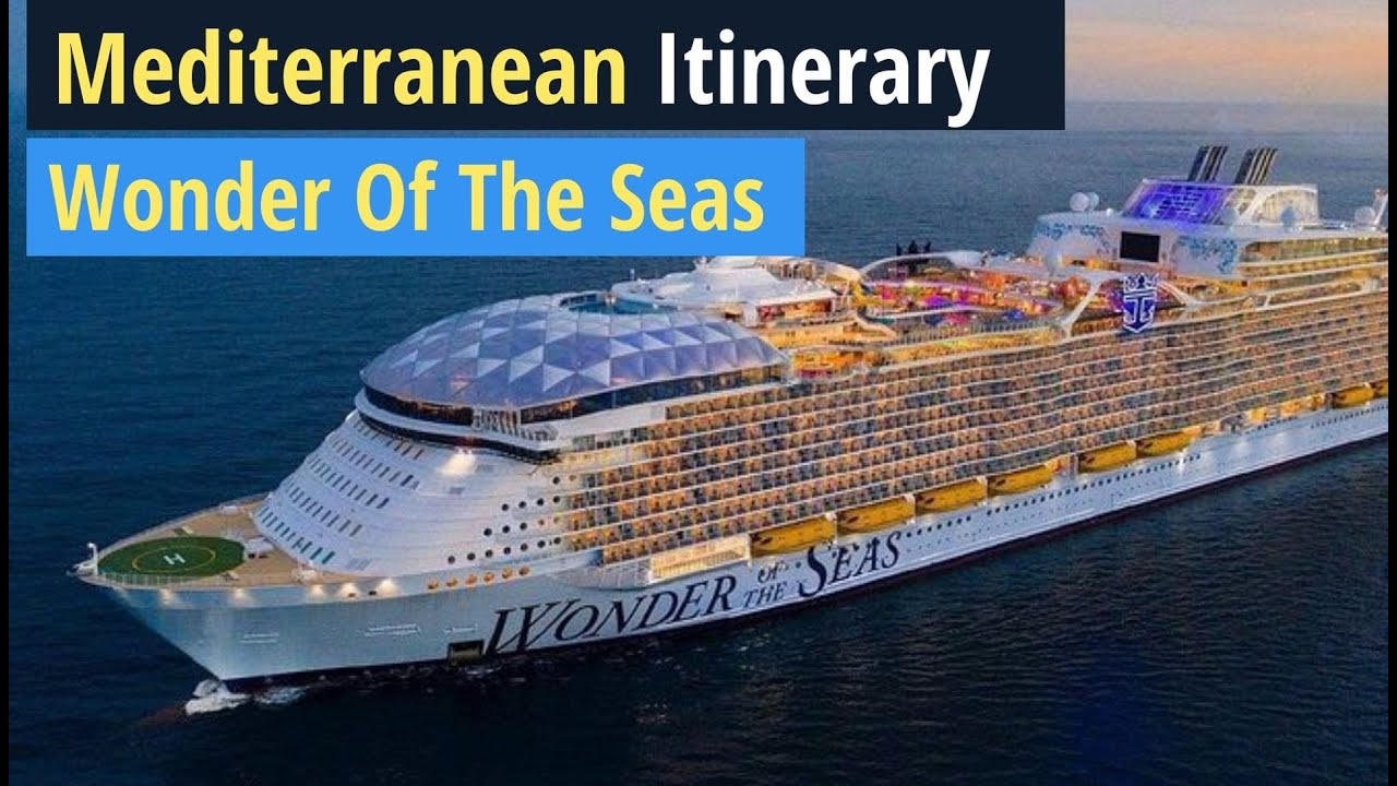 Wonder of the seas (Mediterranean Itinerary)