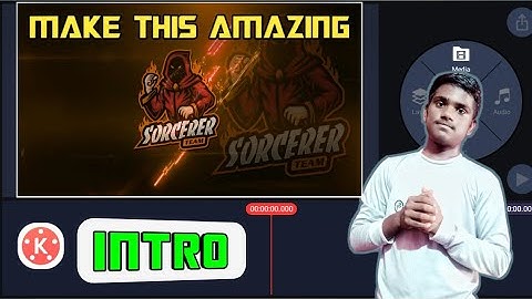 Slash glitch Logo Reveal Intro In Kinemaster | Kinemaster Se Gaming Intro Kaise Banaye