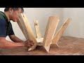 Unique Woodworking Ideas // Create A Beautiful Table // DIY