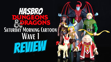 Hasbro Dungeons & Dragons Cartoon Classics Wave 1 Figures Unboxing and Review!