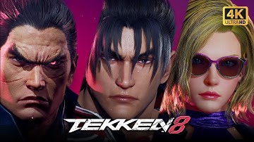 Tekken 8 - All Character Select Animations & Voice Lines (Updated)| Character Selection Screen .