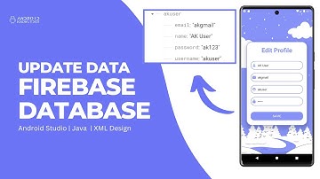How to Update Data in Firebase Realtime Database in Android Studio - Edit Profile | 2022