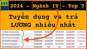Top 3 vị trí tuyển dụng (BE, SA)  trả lương cao nhất và 4 ngôn ngữ lập trình năm 2024 tại Việt Nam