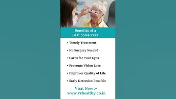 Top Benefits of a Glaucoma Test | Save Your Vision Without Surgery