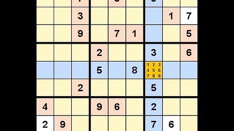 How to Solve Washington Times Sudoku Difficult May 10, 2021