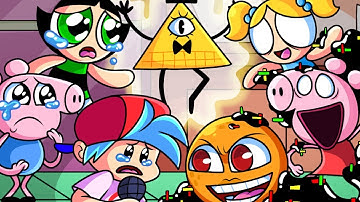 "Corrupted Sliced" But Everyone Sings It 🎤 Friday Night Funkin Animation #2