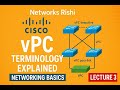 LR 3: Cisco vPC Terminology Explained  Networking Basics in Hindi #cisco #nexus #networksrishi