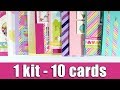 1 kit - 10 cards | September 2017