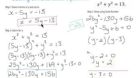 Simultaneous Equations LCOL