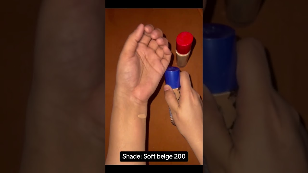 Rimmel lasting finish vs match perfection foundation 200softbeige #rimmellondon #fyp #trending #mua