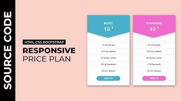 Pricing Table design using Bootstrap | Pricing Table Bootstrap