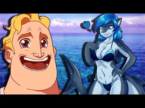 Mr incredible becoming canny (Shark Girl FULL) Furry Animation