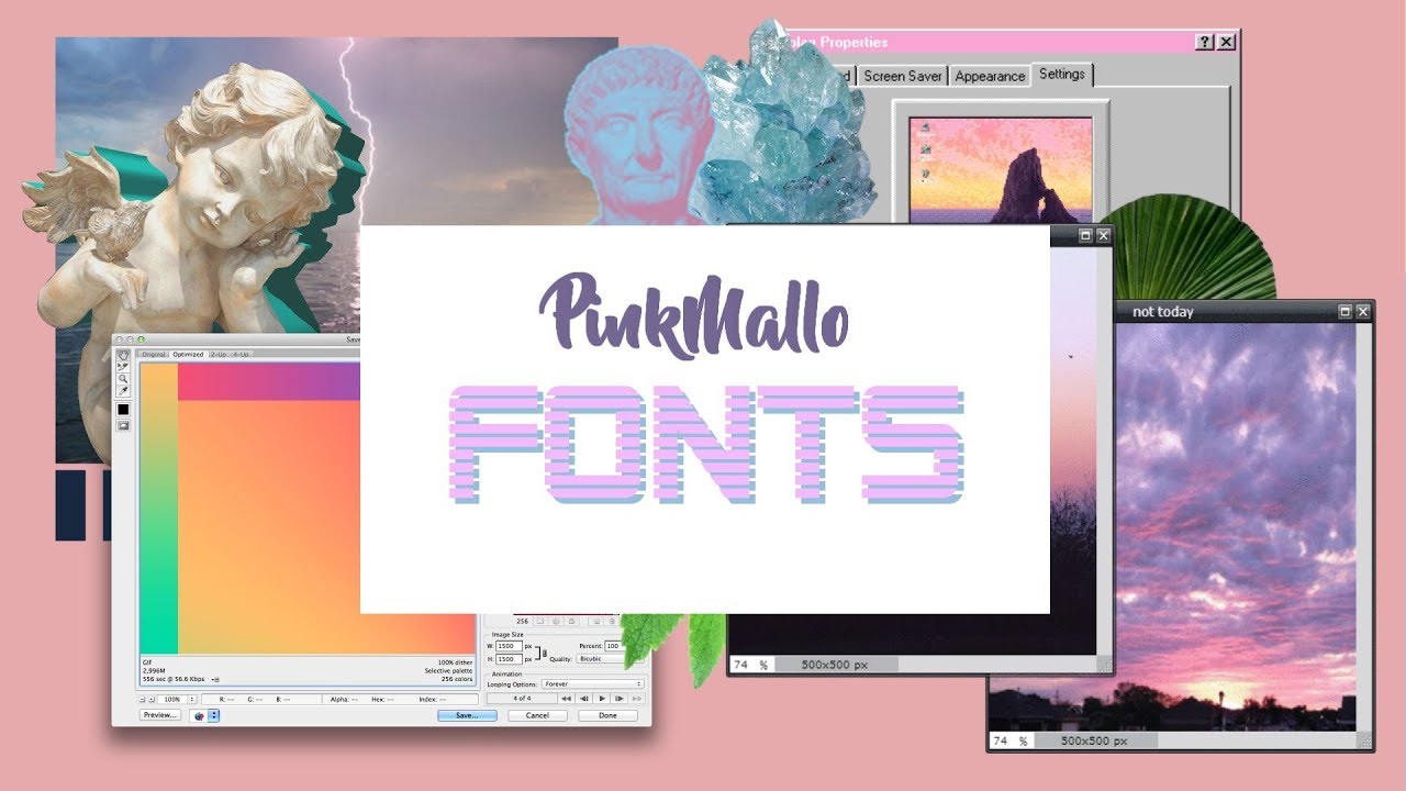 aesthetic editing fonts aesthetic editing fonts