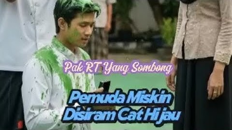 Disiram cat oleh pak RT karna telah lancang melamar anak