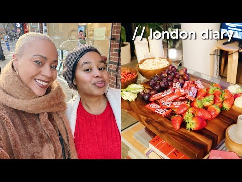 reconnecting with friends + galentine's day get together // london diary