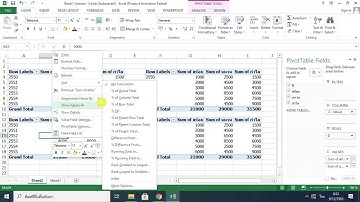 สอน Excel : การทำข้อมูลเป็นสัดส่วนเปอร์เซ็นต์ด้วย show value