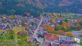 Shirakawago in Autumn  This village is one of Japan's Most Beautiful Villages.