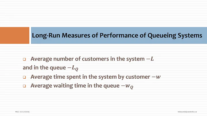 4  Ch6 Queueing Models Section 1 Part 2 Video
