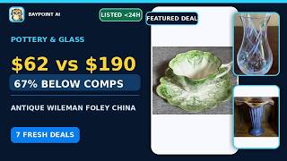 7 Newly Listed Pottery & Glass eBay Finds | Flip Opportunities & Good Values | August 6, 2026