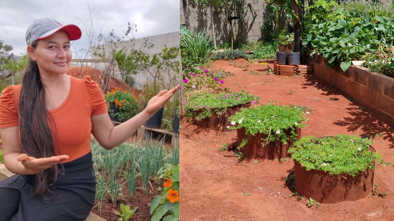 Manutenção Por Aqui , Fazendo Canteiro e replante das Onze Horas