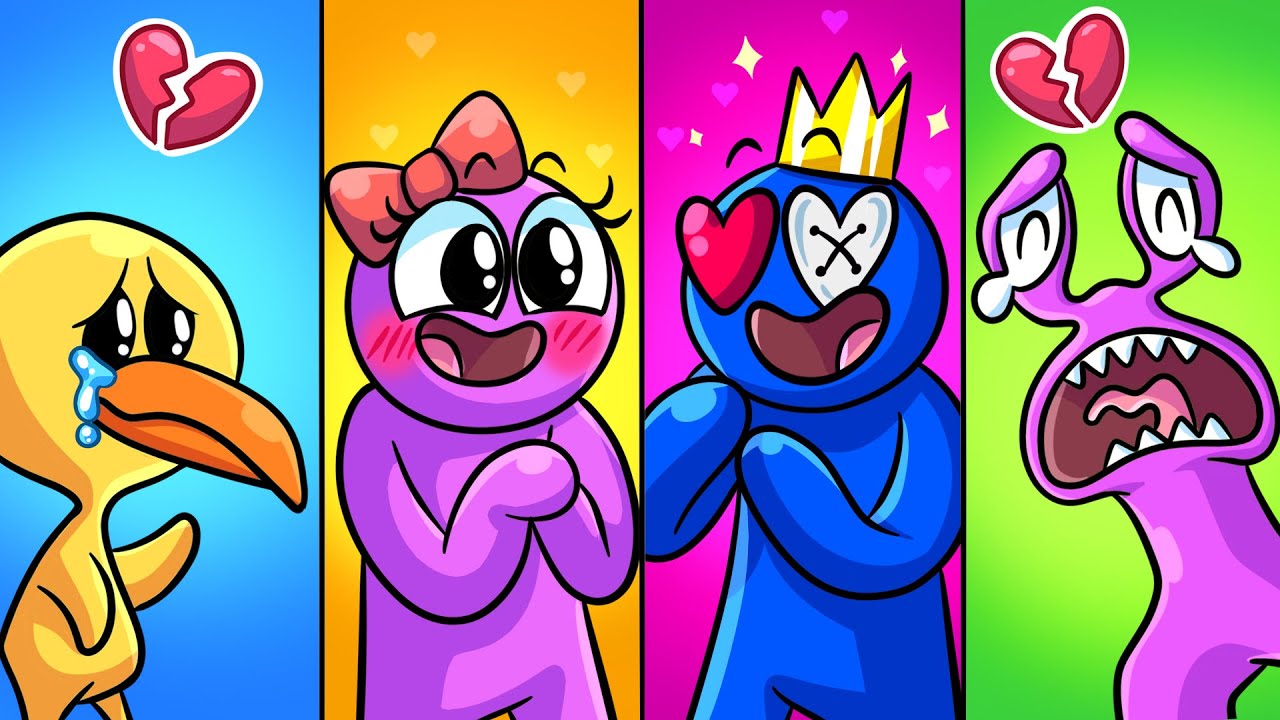 PURPLE Rainbow Friends Funniest Compilation - Roblox Rainbow