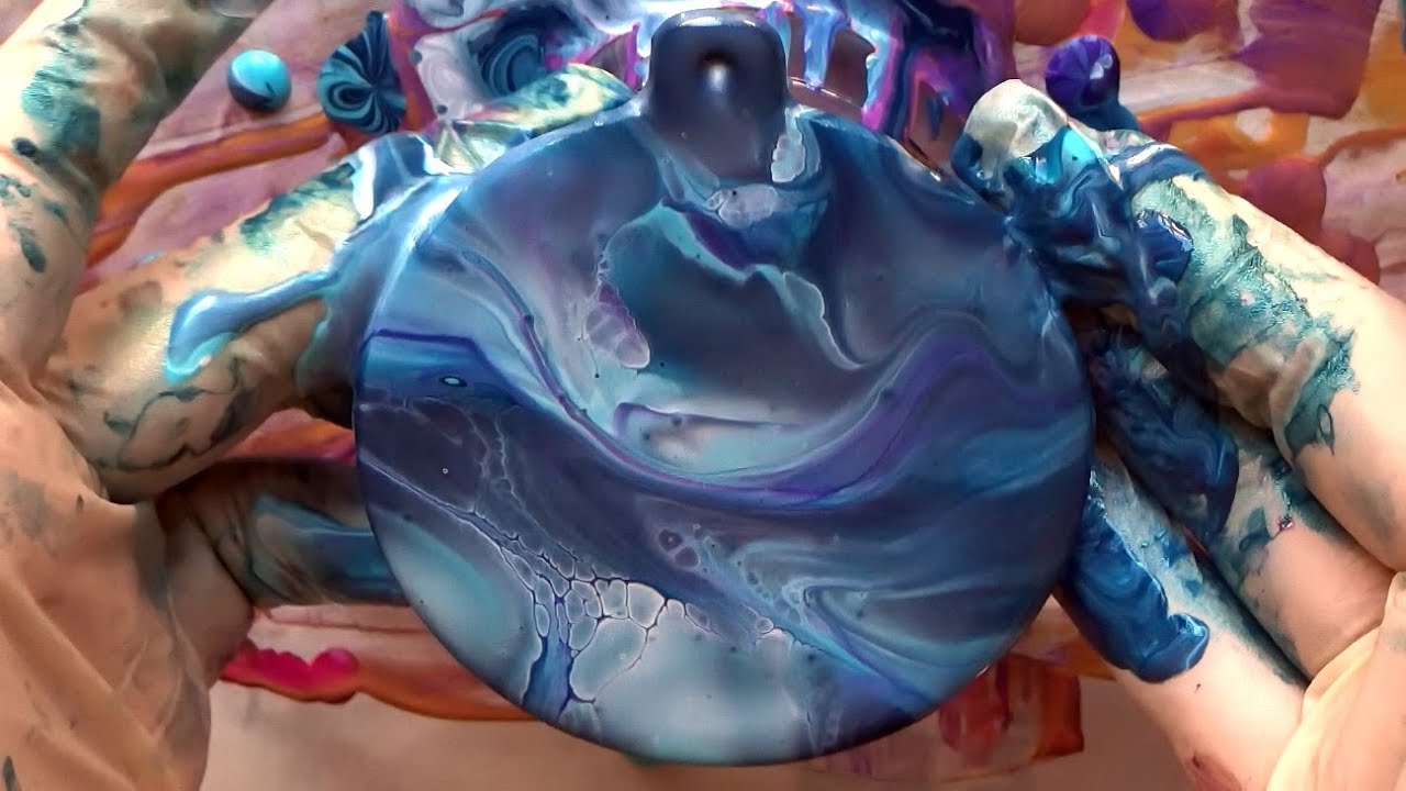 (841) Acrylic pouring Christmas ornaments ~ 5 Easy Christmas DIY ideas ~ Fluid art ~ Christmas 2021